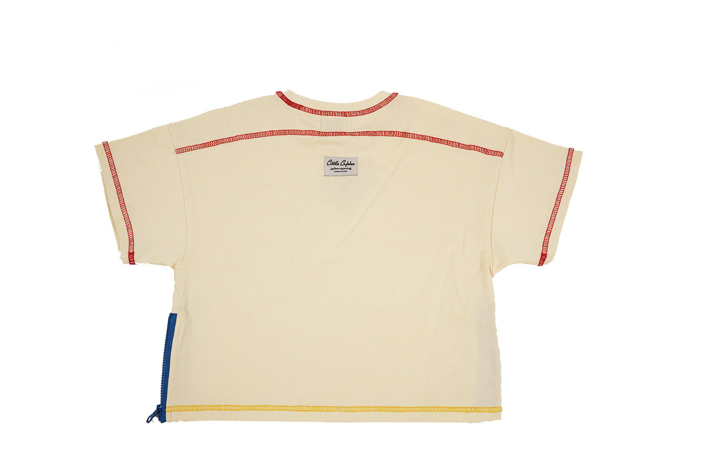 26SS-T006 カラースティッチZIP　S/S TEE