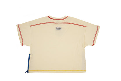 26SS-T006 カラースティッチZIP　S/S TEE