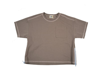 26SS-T006 カラースティッチZIP　S/S TEE