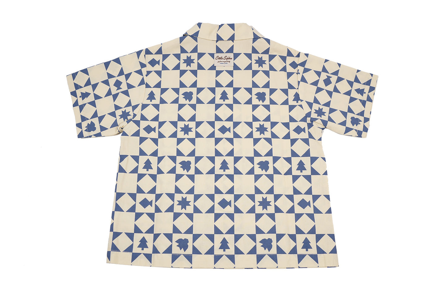 26SS-SH001/幾何学総柄シャツ
