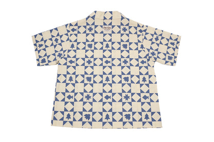 26SS-SH001/幾何学総柄シャツ